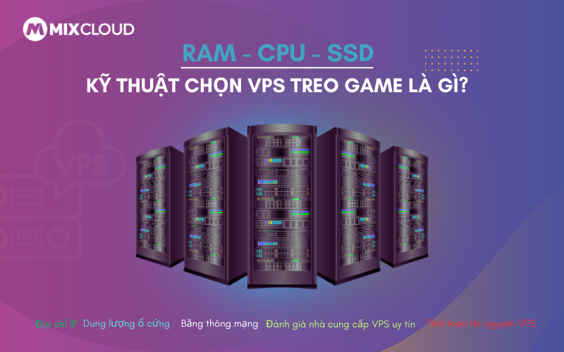 Lựa chọn VPS Treo game tại mixcloud